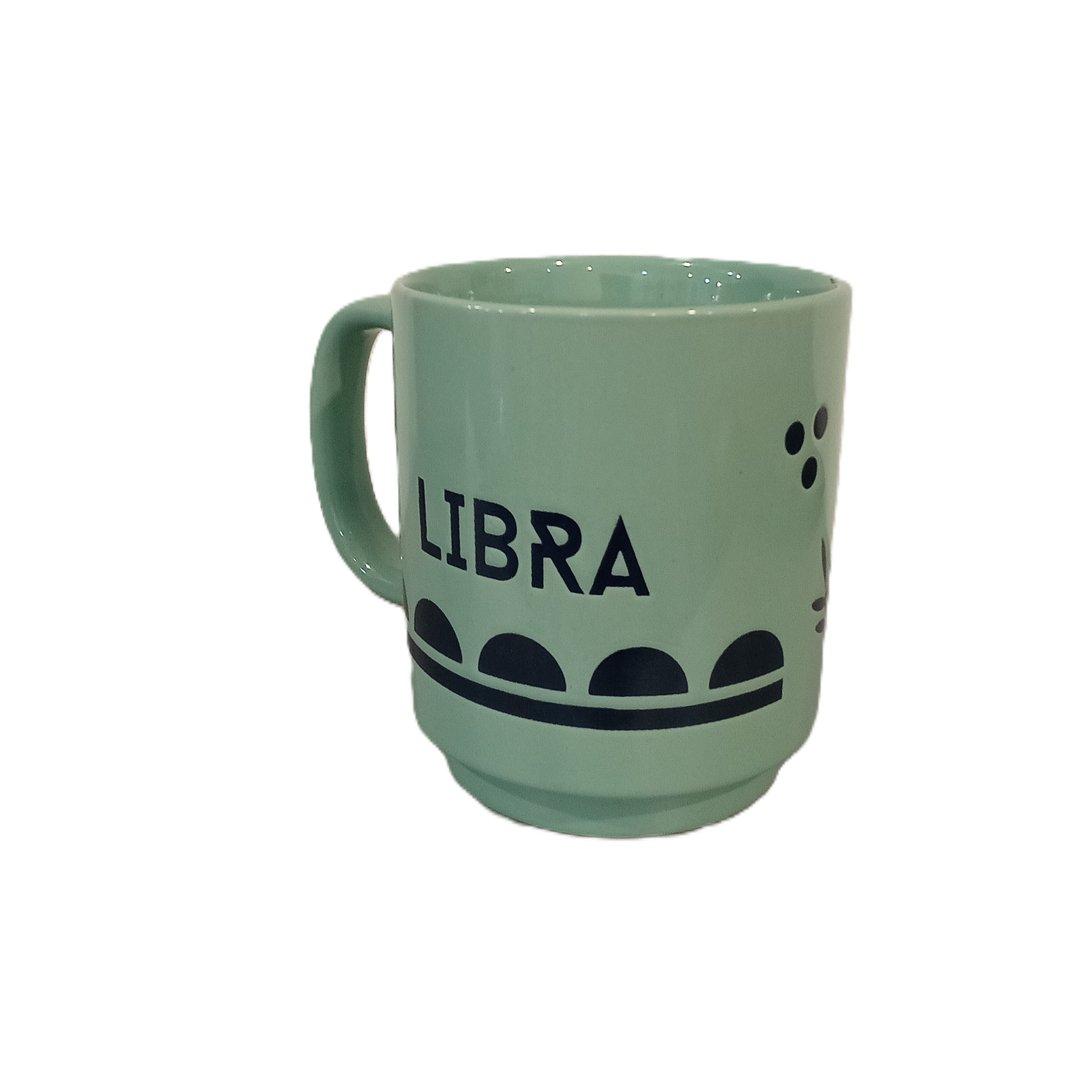 ماگ طرح ماه تولد سبز LIBRA 000190